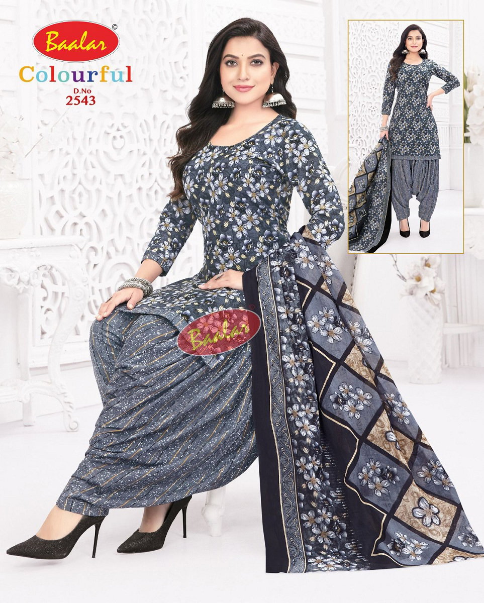 Baalar Colourful Vol 25 Cotton Printed Dress Material Collection