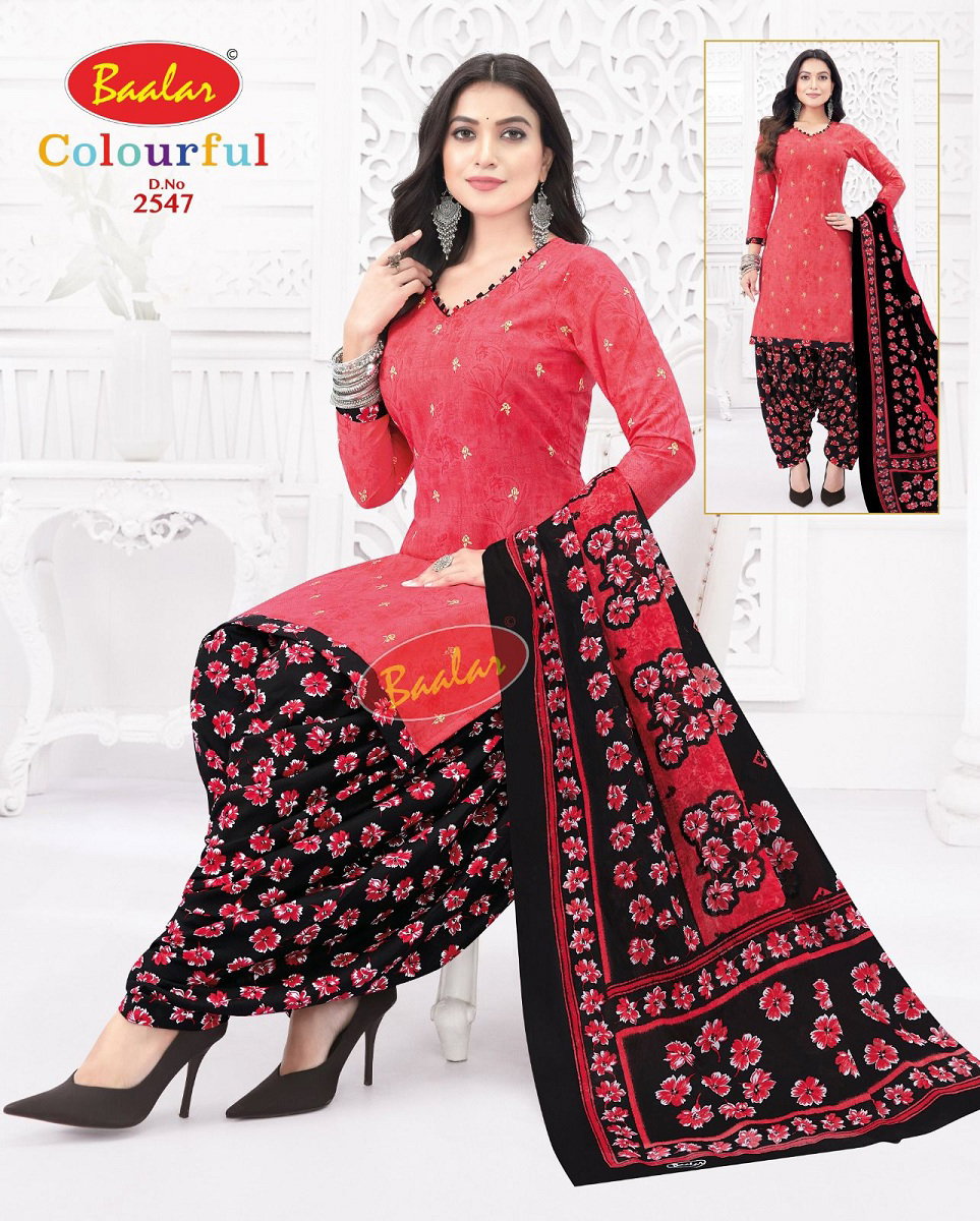 Baalar Colourful Vol 25 Cotton Printed Dress Material Collection