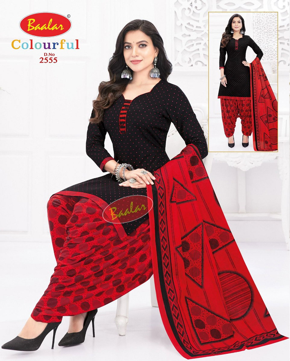 Baalar Colourful Vol 25 Cotton Printed Dress Material Collection