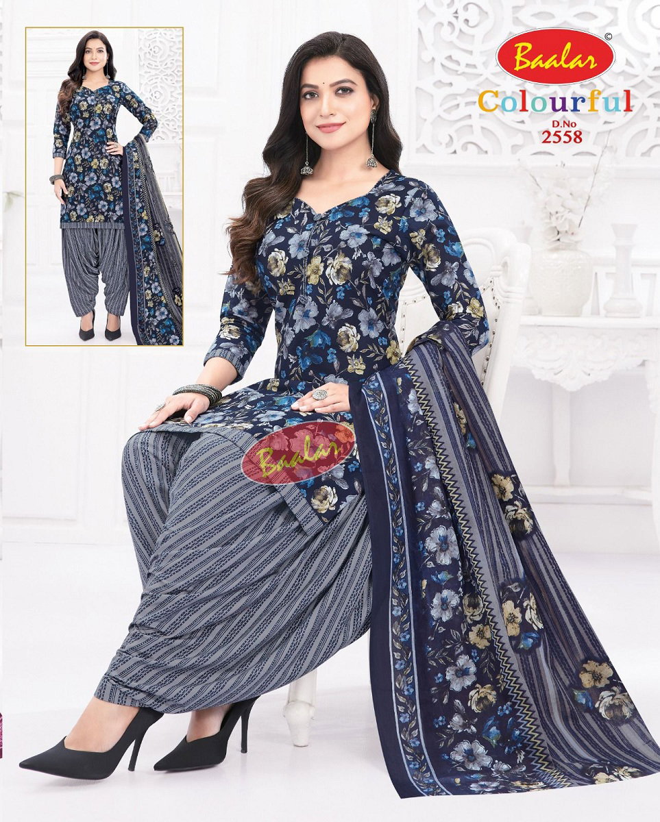 Baalar Colourful Vol 25 Cotton Printed Dress Material Collection