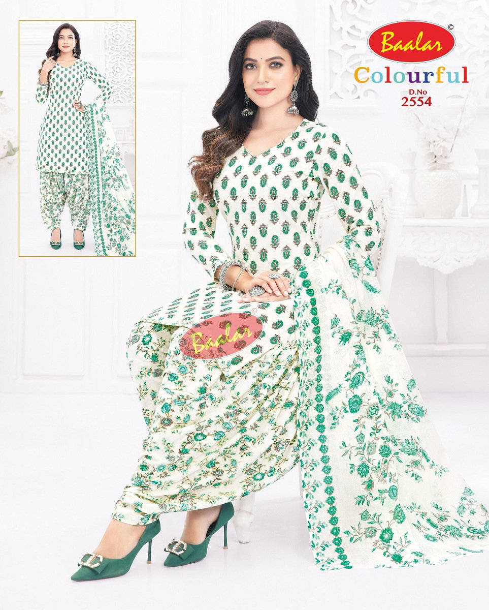 Baalar Colourful Vol 25 Cotton Printed Dress Material Collection