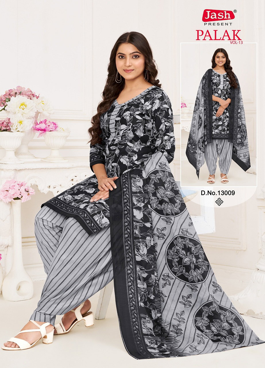 Jash Palak Vol 13 Cotton Printed Ready Made Dress Collection