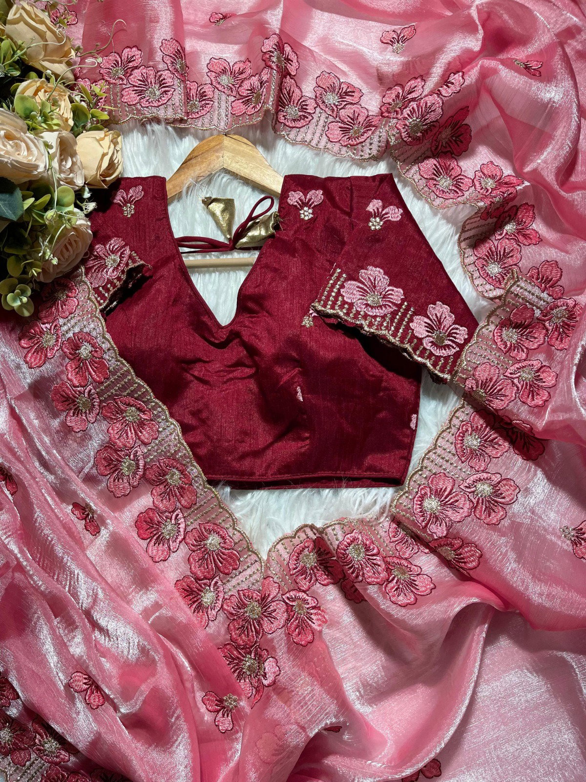 Kc 125 Designer Embroidered Zimmy Choo Saree Collection