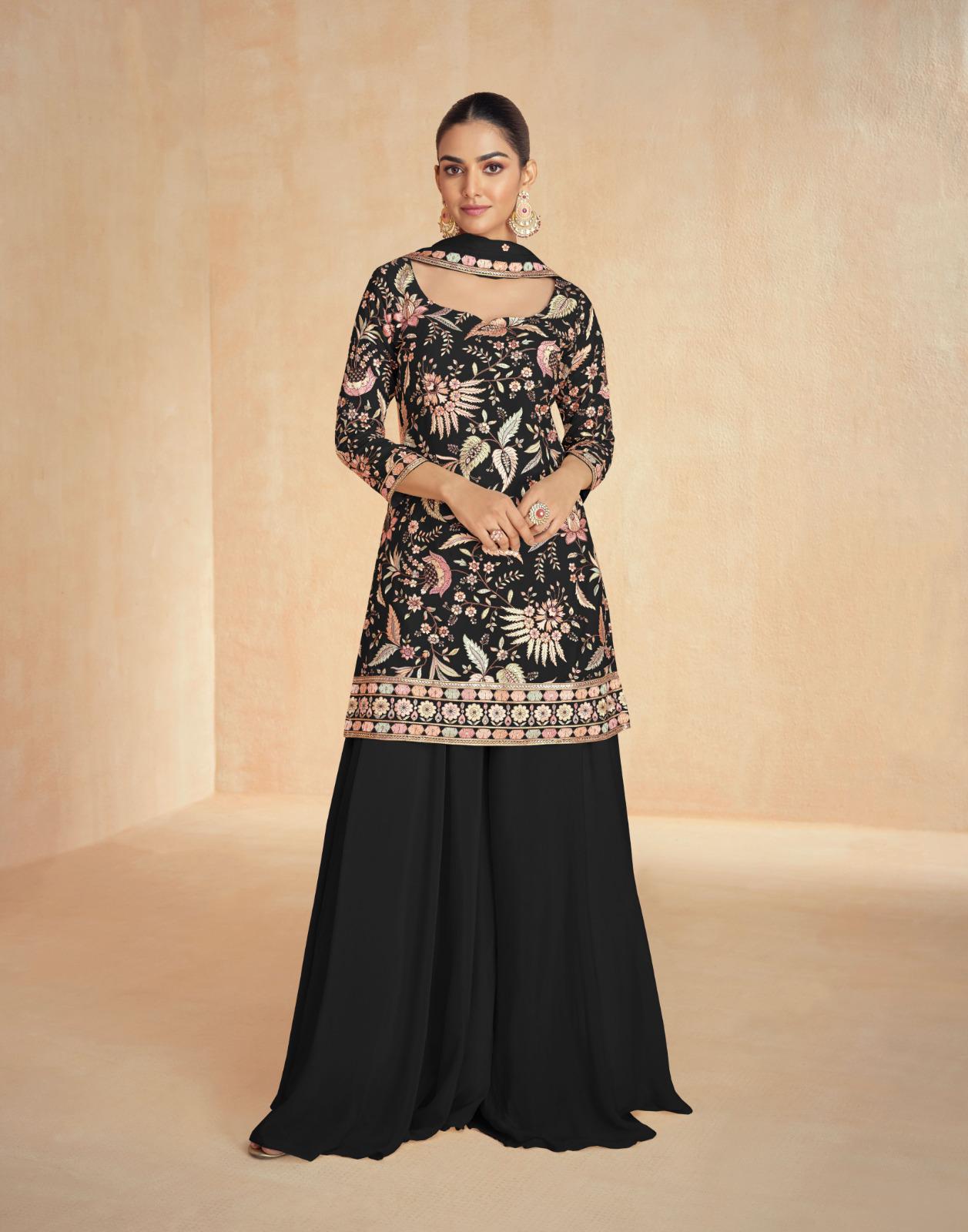 Aashirwad Resham Chinon Silk Salwar Kameez Collection