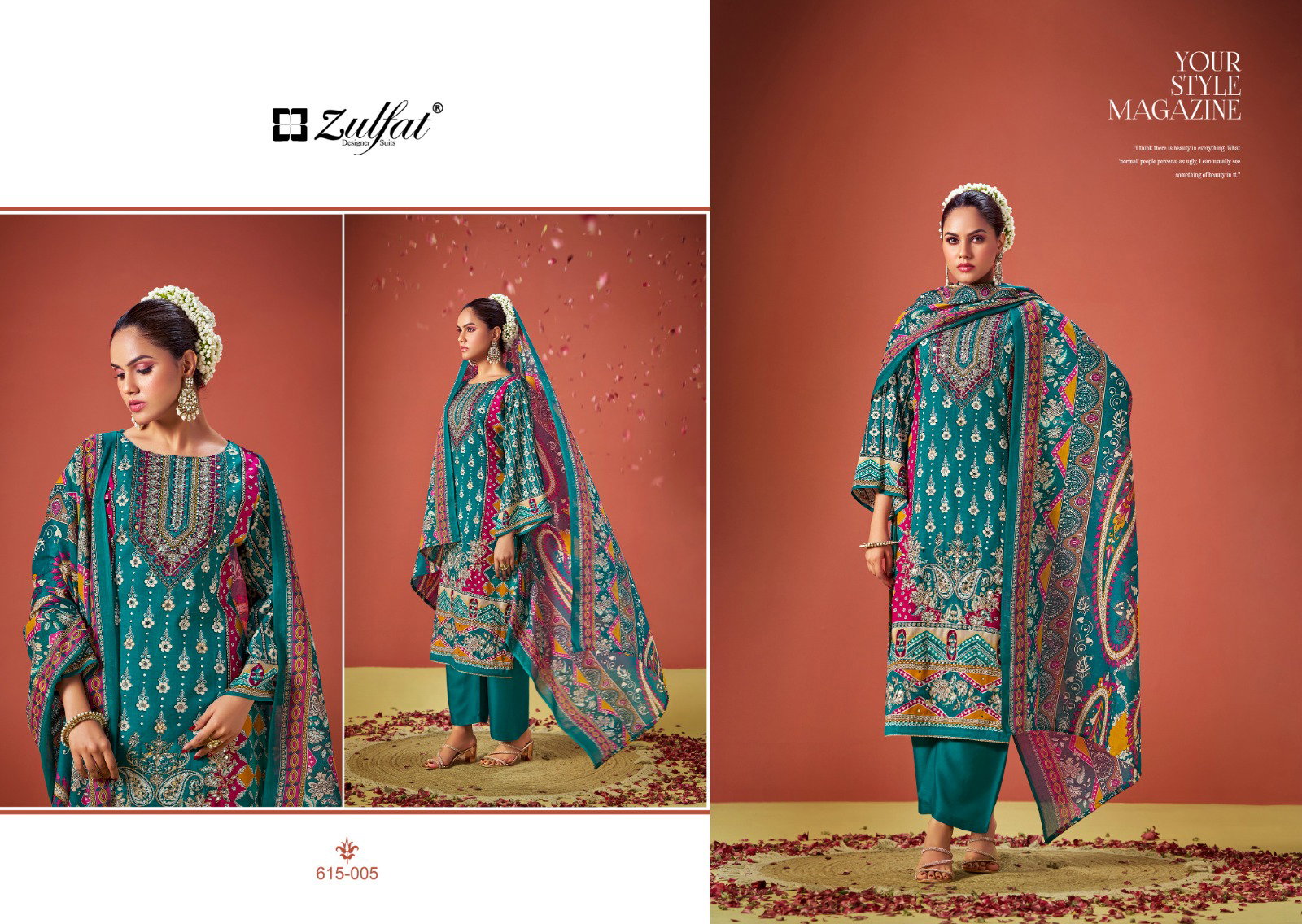 Zulfat Aayat Vol 11 Viscose Rayon Printed Dress Material Collection