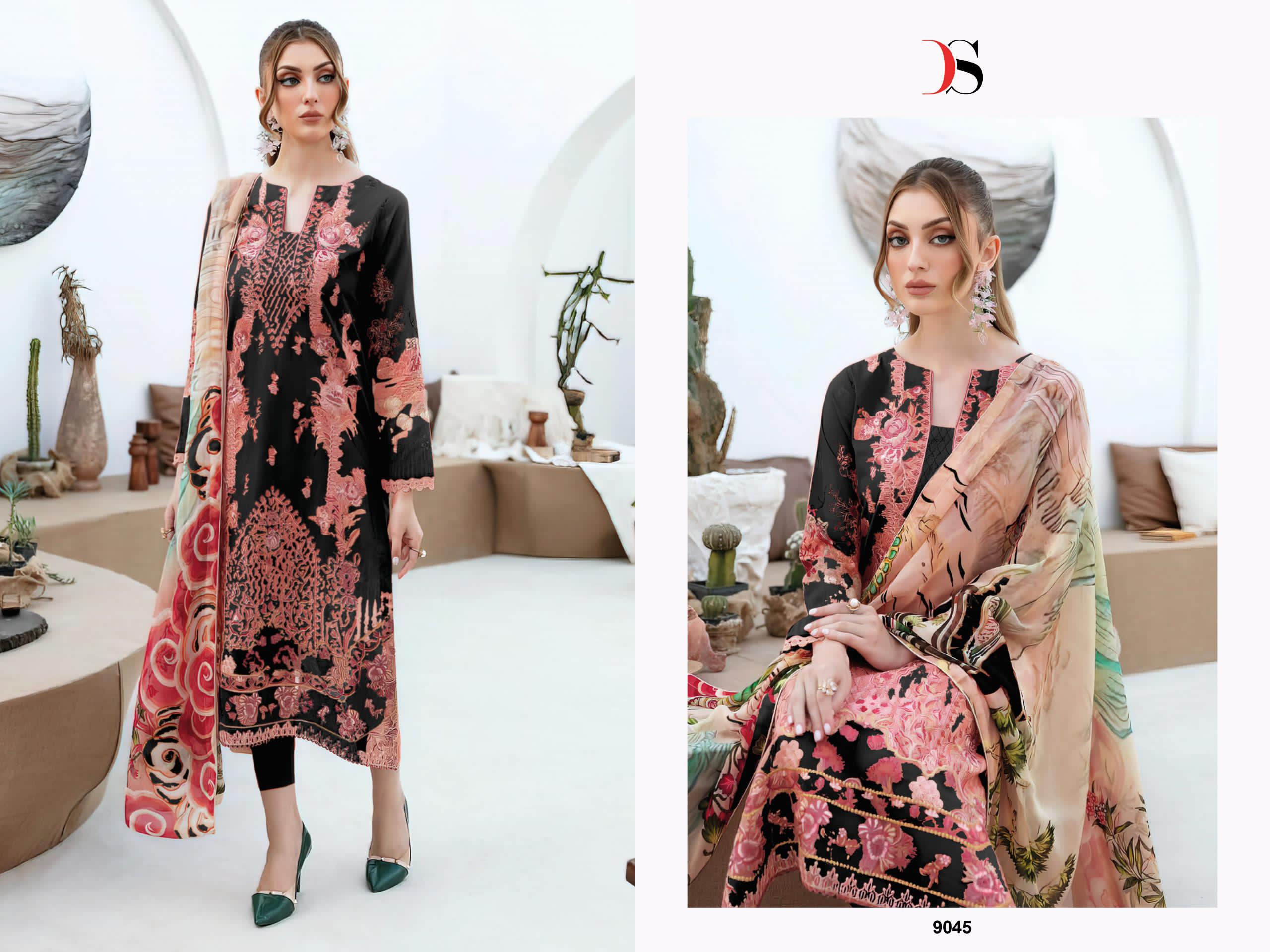 Deepsy Cheveron 13 Cotton Dupatta Pakistani Salwar Suits