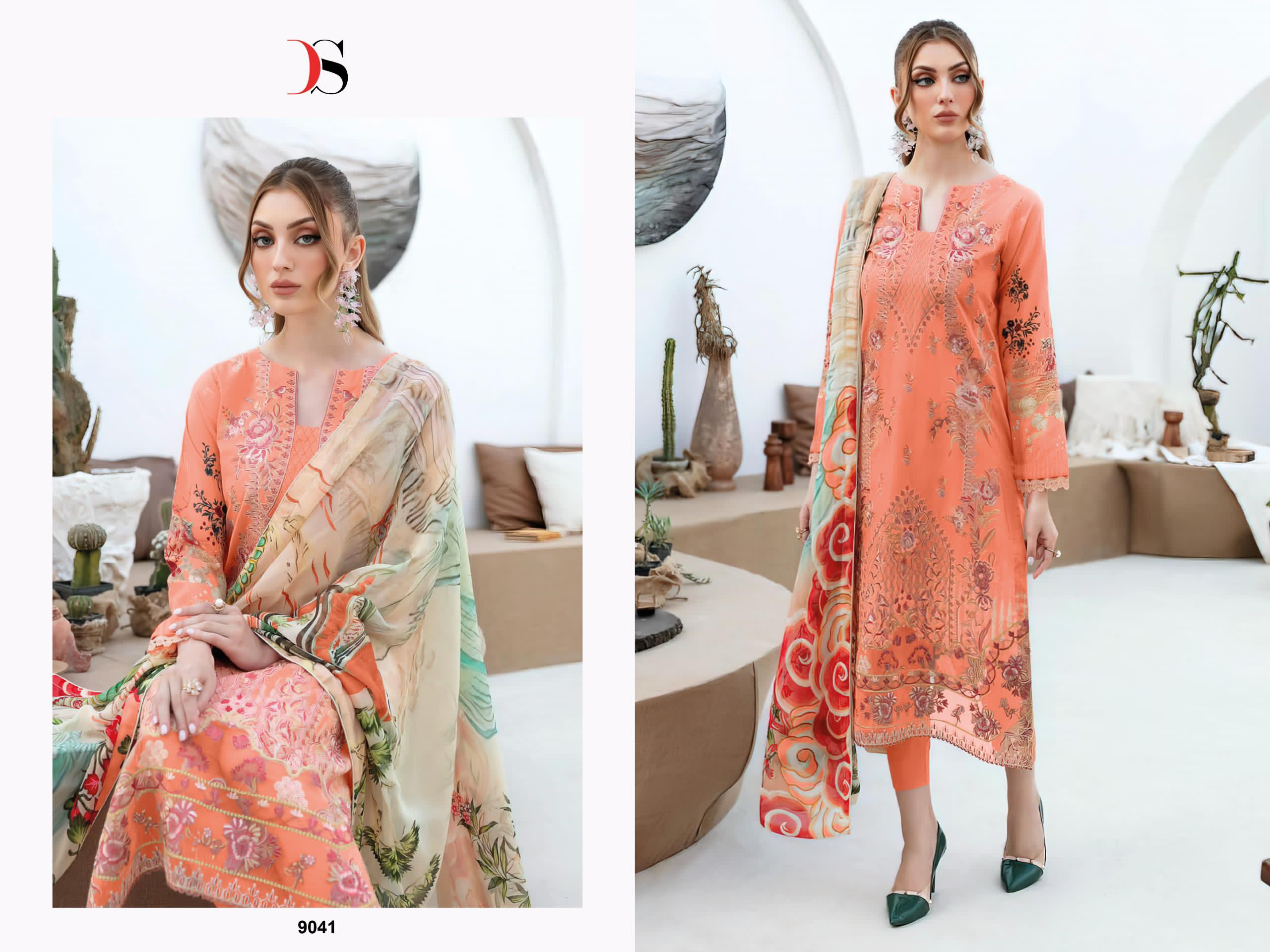 Deepsy Cheveron 13 Cotton Dupatta Pakistani Salwar Suits