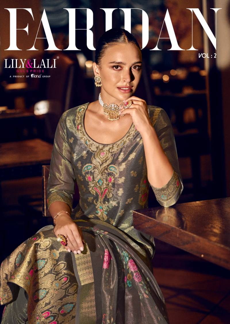 Lily And Lali Faridan Vol 2 Top Bottom With Dupatta Collection