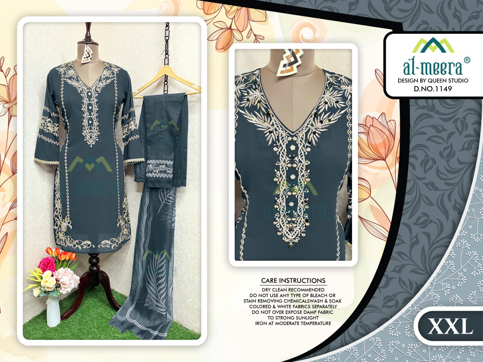 Al Meera 1149 New Colours Readymade Pakistani Suit Collection