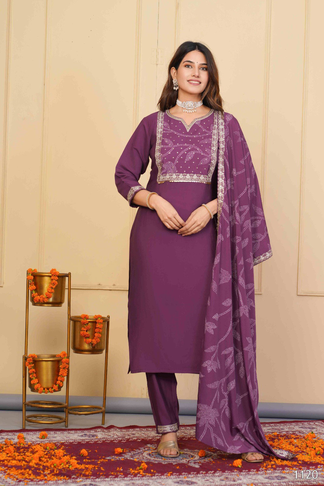 Tanisha Vol 17 Festive Wear Cotton Kurti Bottom With Dupatta