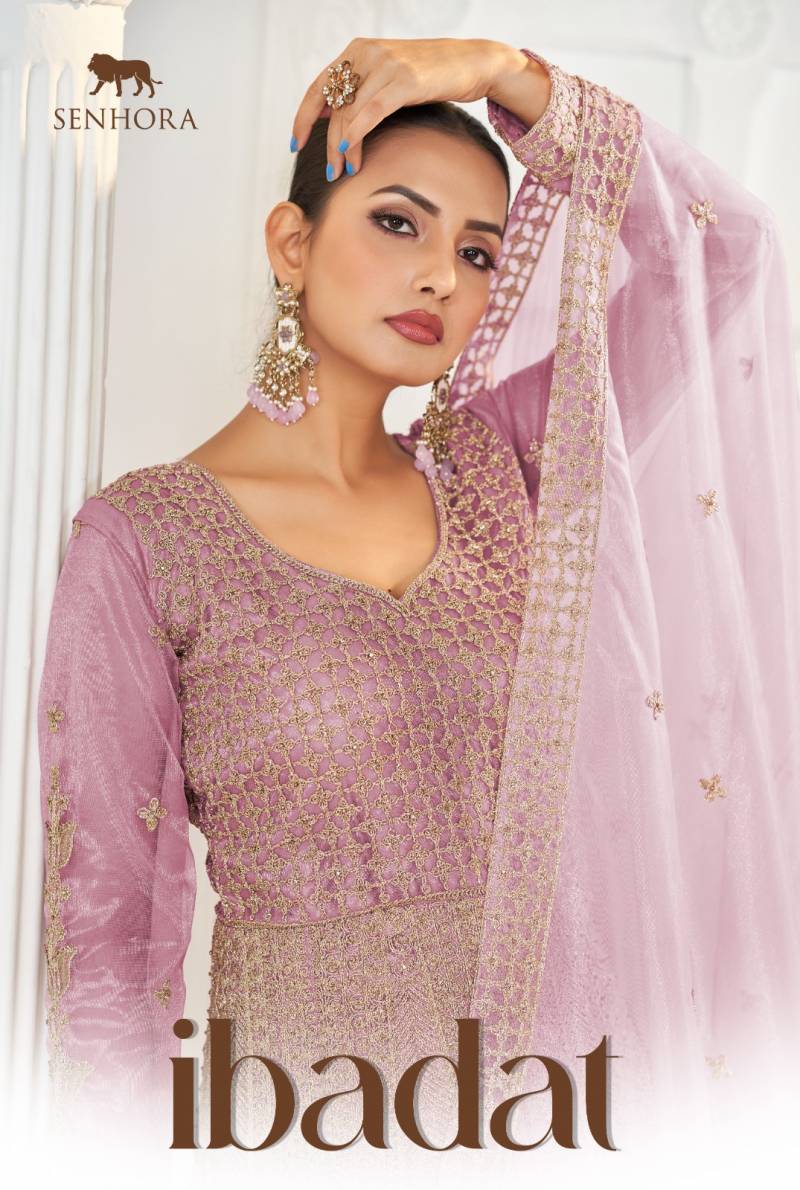 Senhora Ibadat Embroidered Anarkali Style Salwar Suits Collection