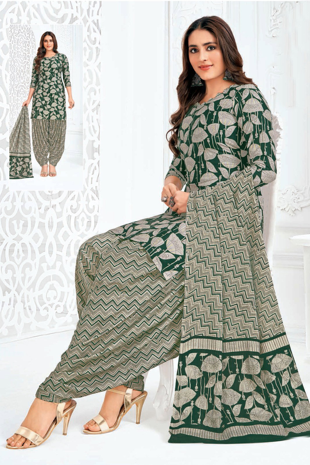Kcf Jyoti Patiyala Readymade Vol 04 Cotton Printed Readymade Dress Collection