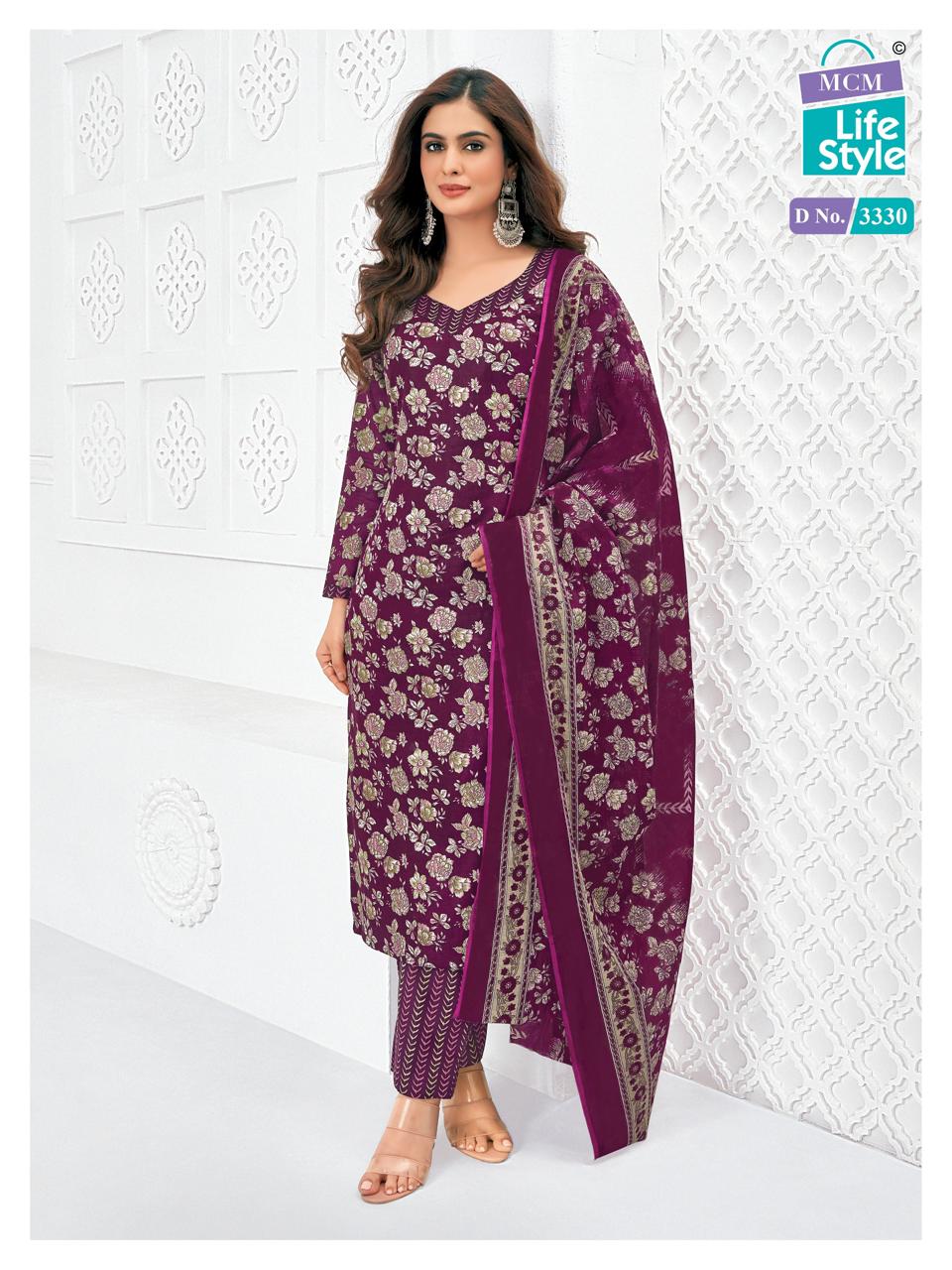 Mcm Priyalaxmi Vol 33 Readymade Cotton Printed Dress