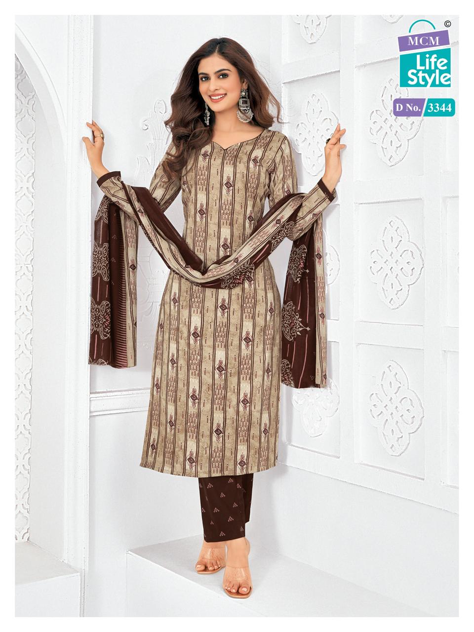 Mcm Priyalaxmi Vol 33 Readymade Cotton Printed Dress