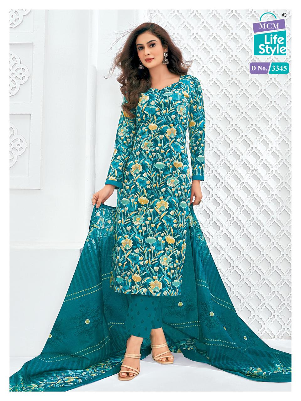 Mcm Priyalaxmi Vol 33 Readymade Cotton Printed Dress