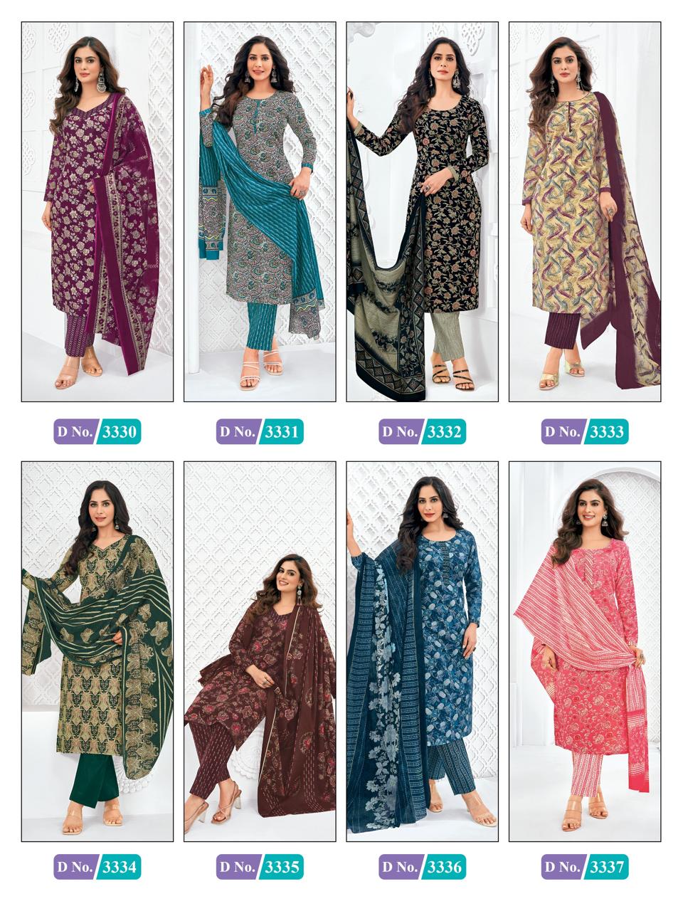 Mcm Priyalaxmi Vol 33 Readymade Cotton Printed Dress