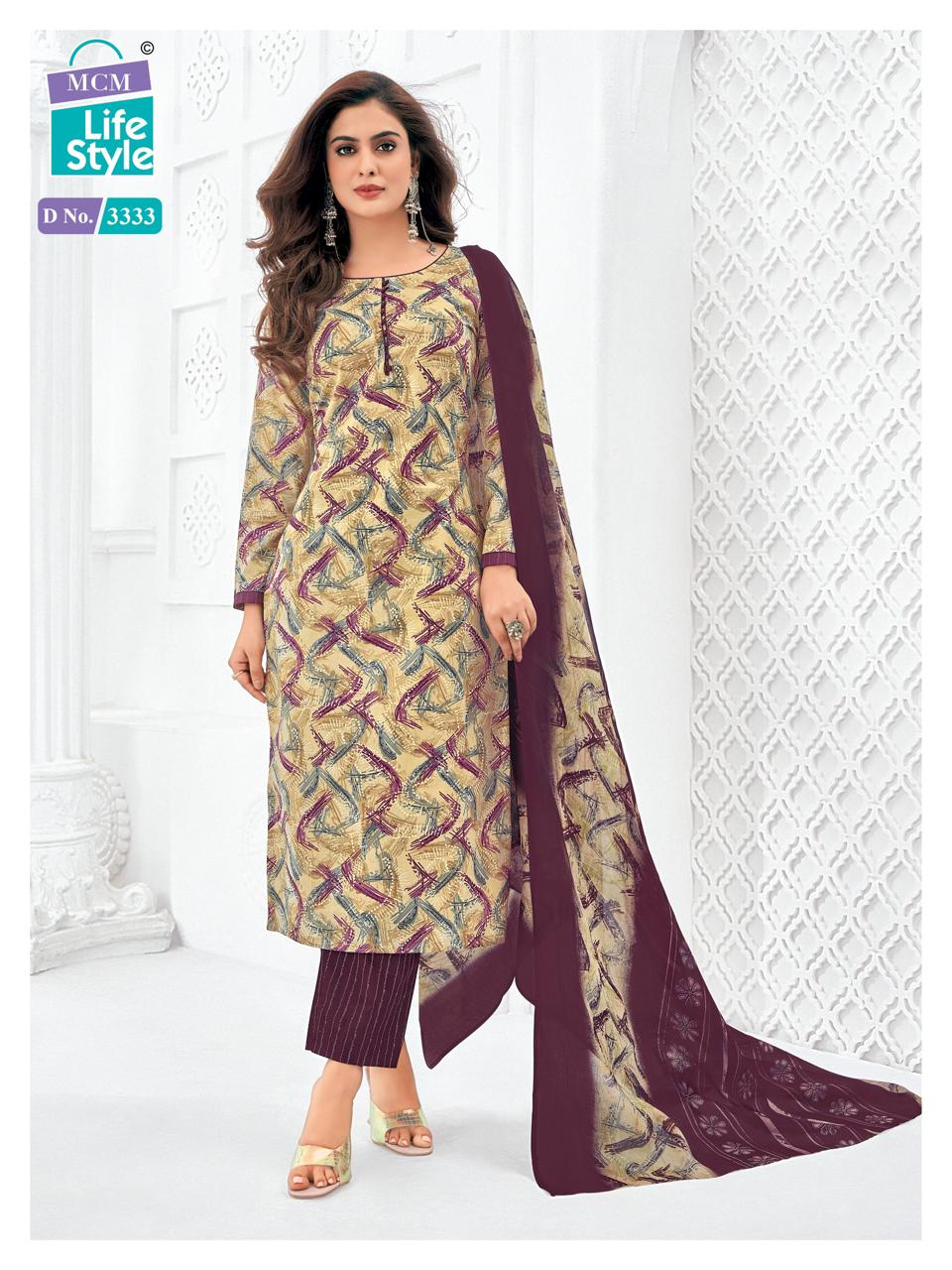 Mcm Priyalaxmi Vol 33 Readymade Cotton Printed Dress