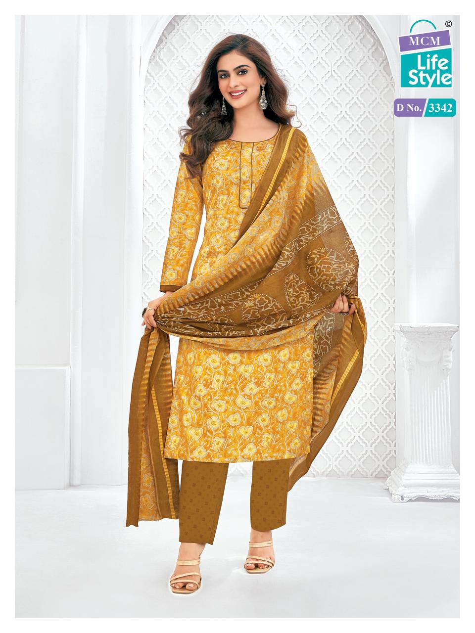 Mcm Priyalaxmi Vol 33 Readymade Cotton Printed Dress