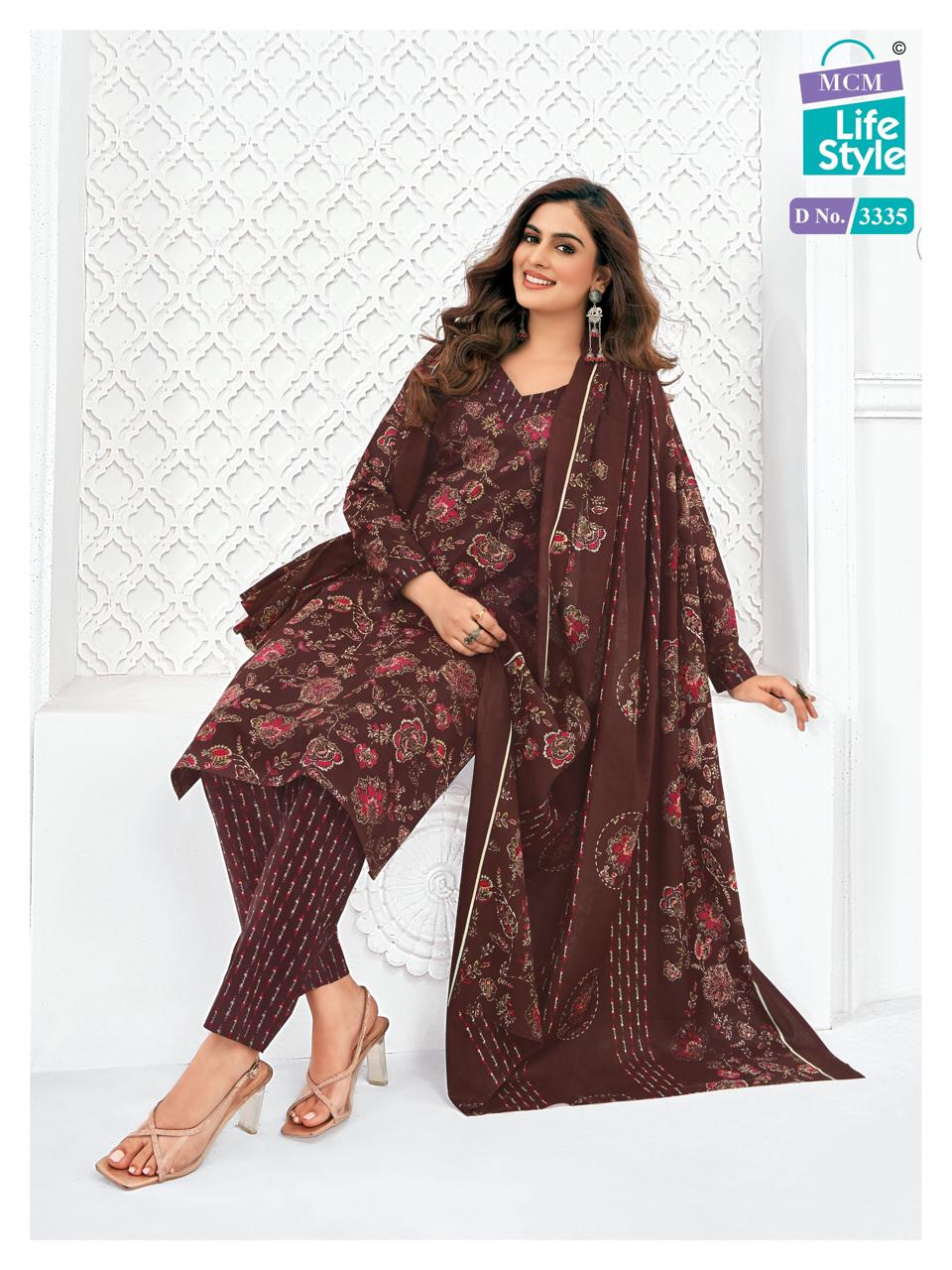 Mcm Priyalaxmi Vol 33 Readymade Cotton Printed Dress