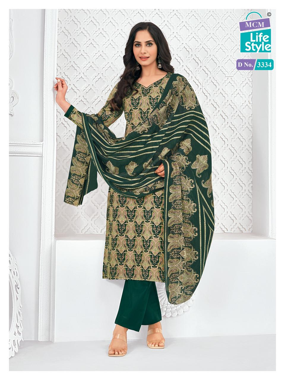 Mcm Priyalaxmi Vol 33 Readymade Cotton Printed Dress