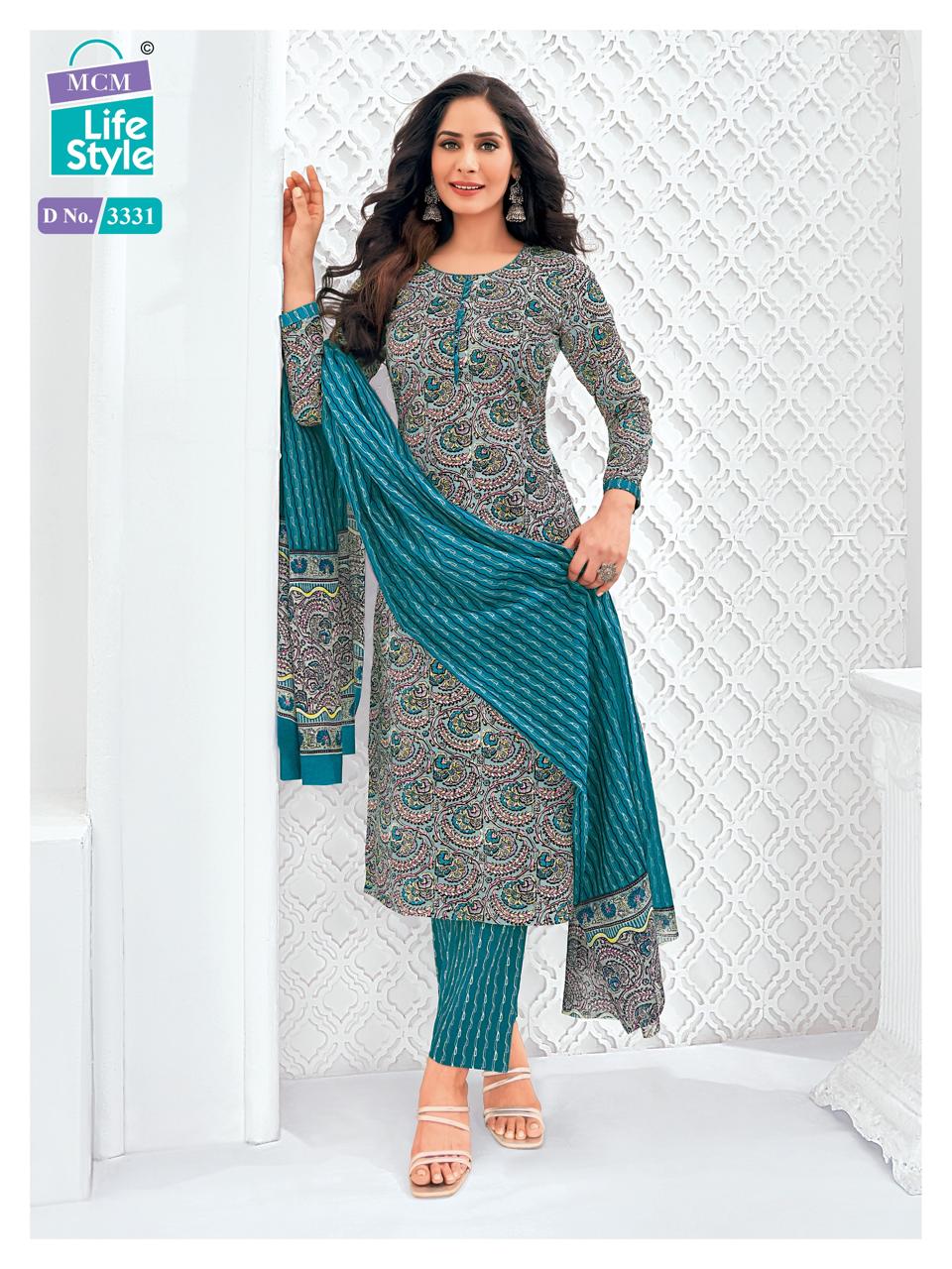 Mcm Priyalaxmi Vol 33 Readymade Cotton Printed Dress