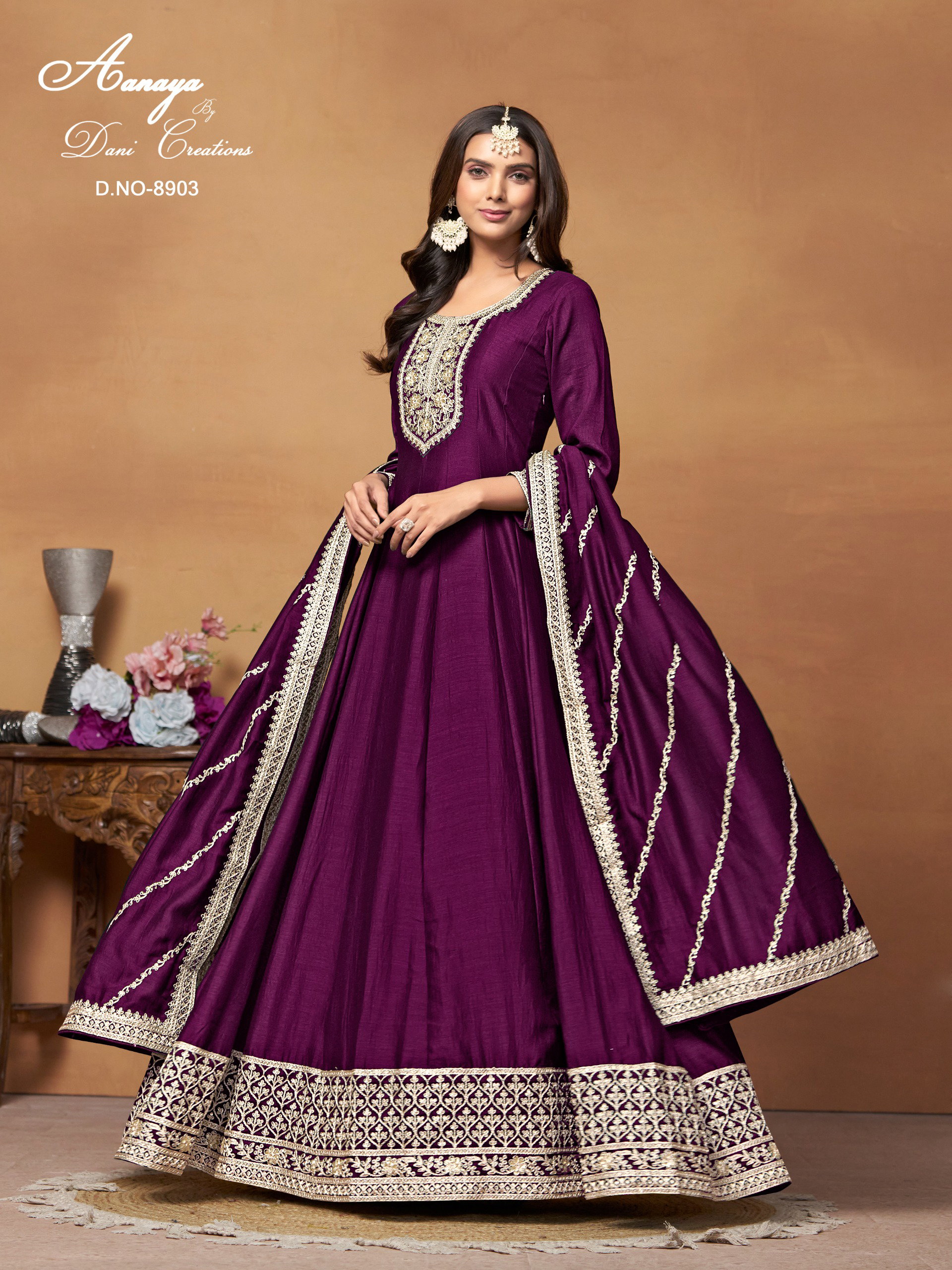 Aanaya Vol 189 Designer Art Silk Salwar Kameez Collection
