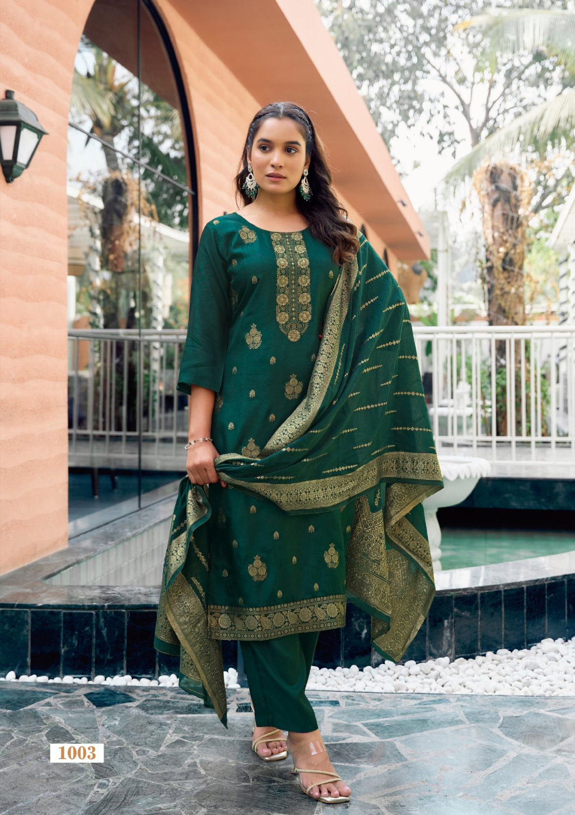 Ossm Mishti Fancy Kurti Bottom With Dupatta Collection