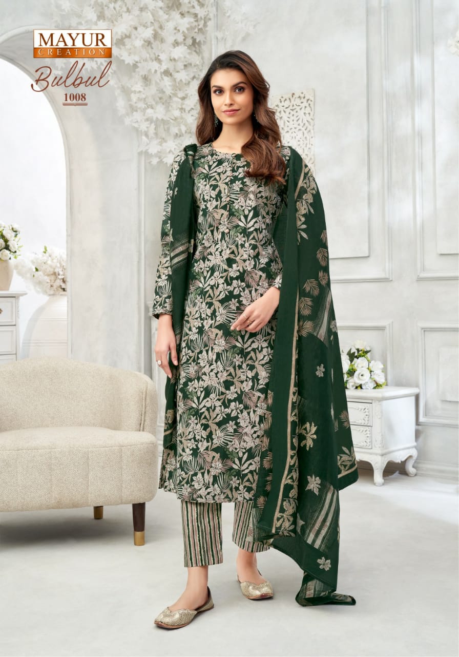 Mayur Bulbul Vol 1 Readymade Cotton Printed Dress Collection