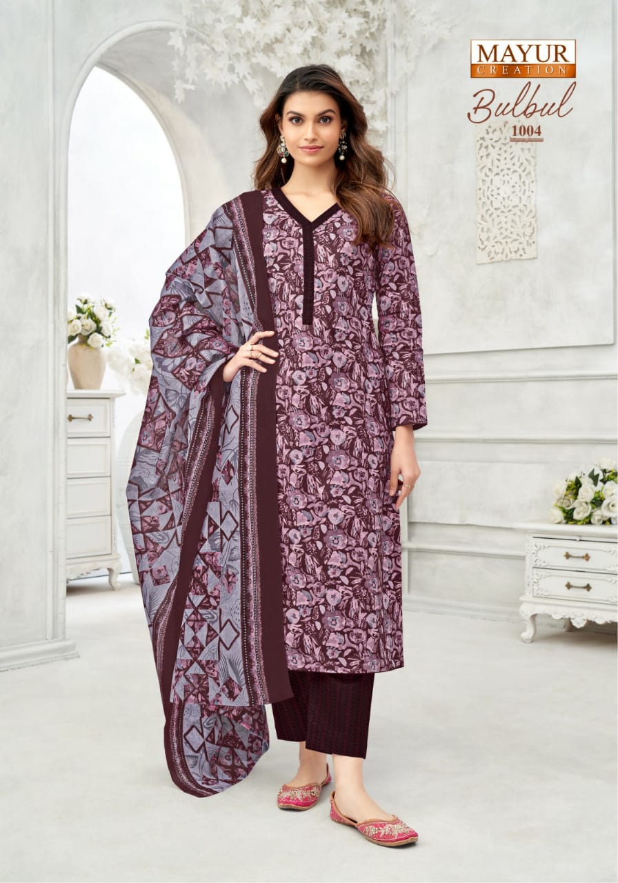 Mayur Bulbul Vol 1 Readymade Cotton Printed Dress Collection