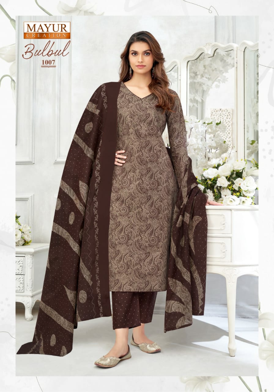 Mayur Bulbul Vol 1 Readymade Cotton Printed Dress Collection