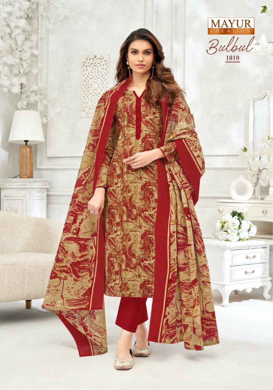 Mayur Bulbul Vol 1 Readymade Cotton Printed Dress Collection