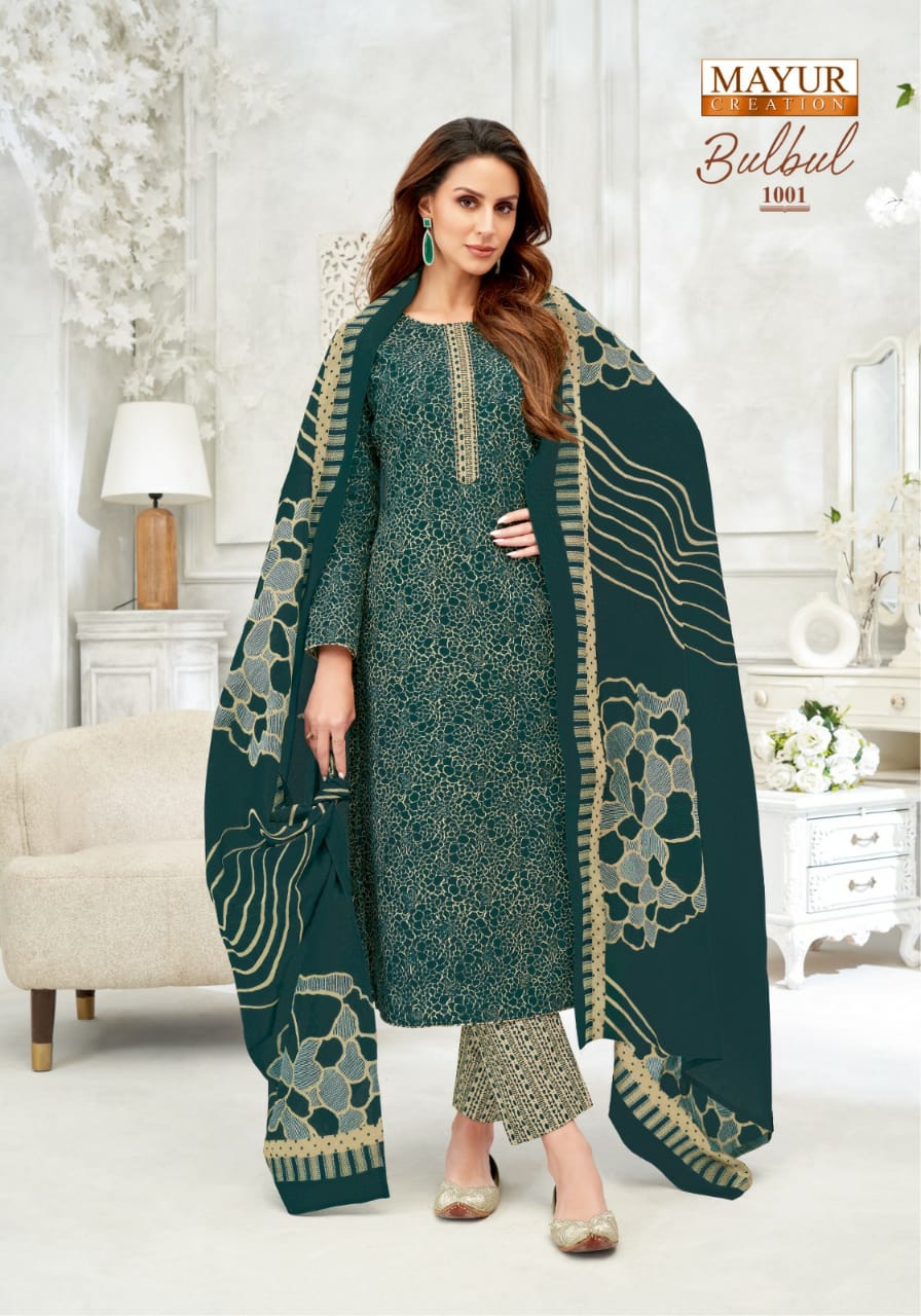 Mayur Bulbul Vol 1 Readymade Cotton Printed Dress Collection