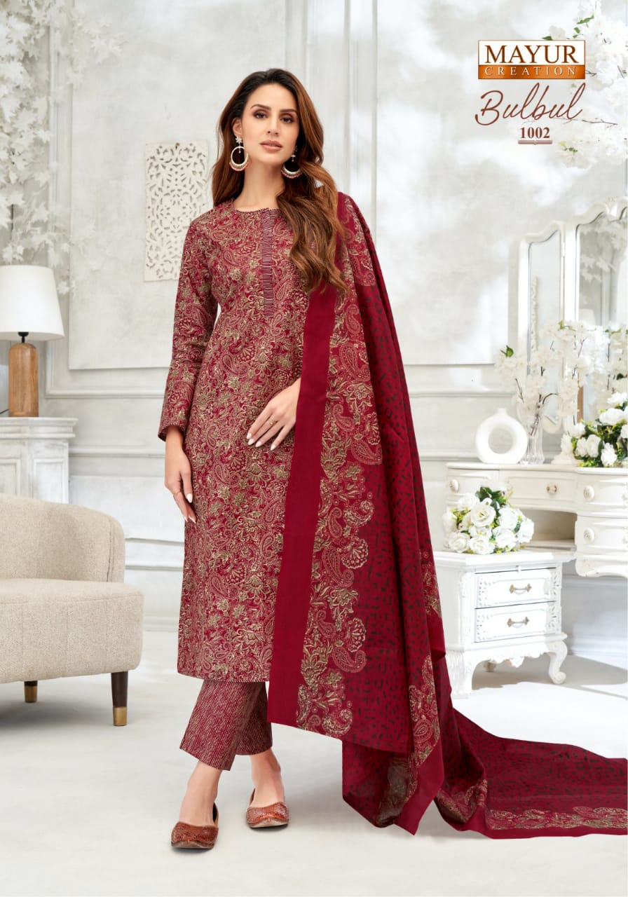 Mayur Bulbul Vol 1 Readymade Cotton Printed Dress Collection
