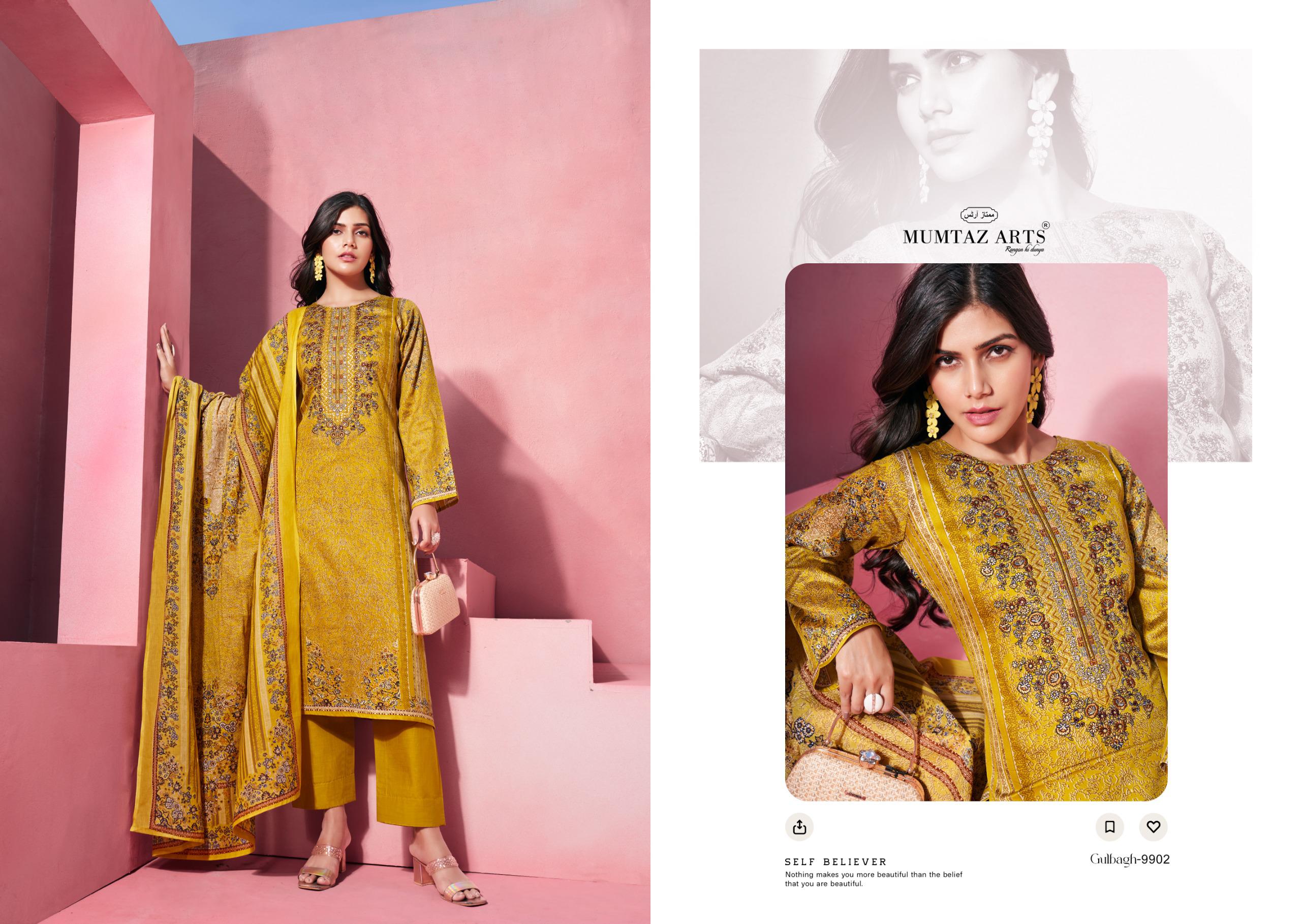 Mumtaz Gulbagh 9901 Series Jam Satin Digital Printed Dress Material