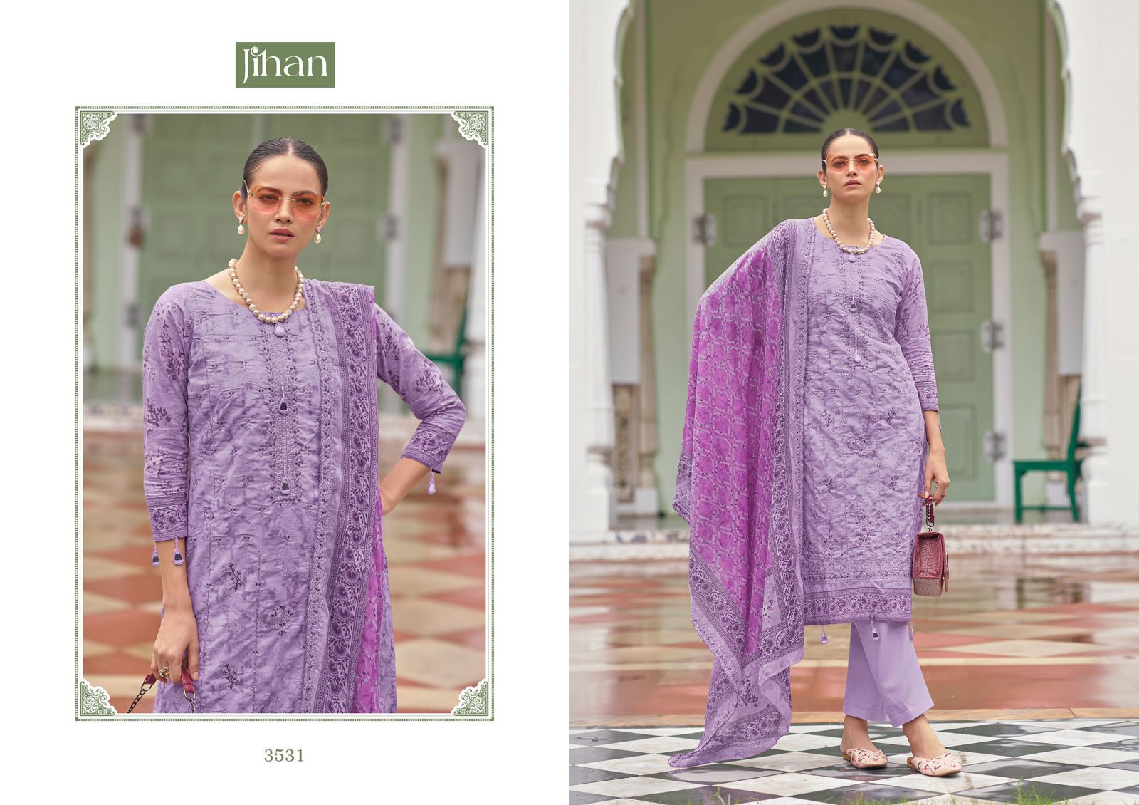 Jihan Bin Saeed Vol 15 Lawn Printed Dress Material Collection
