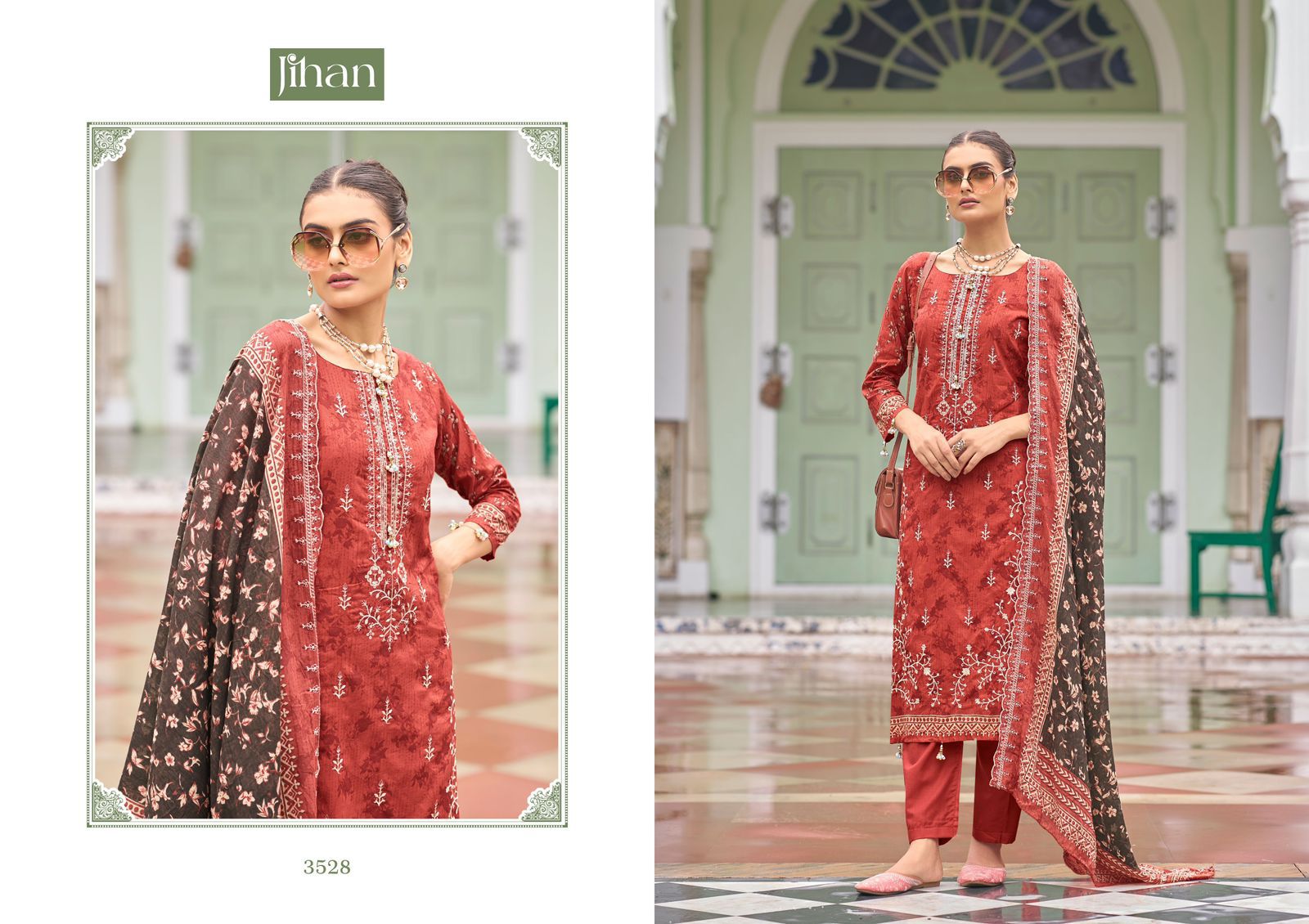 Jihan Bin Saeed Vol 15 Lawn Printed Dress Material Collection