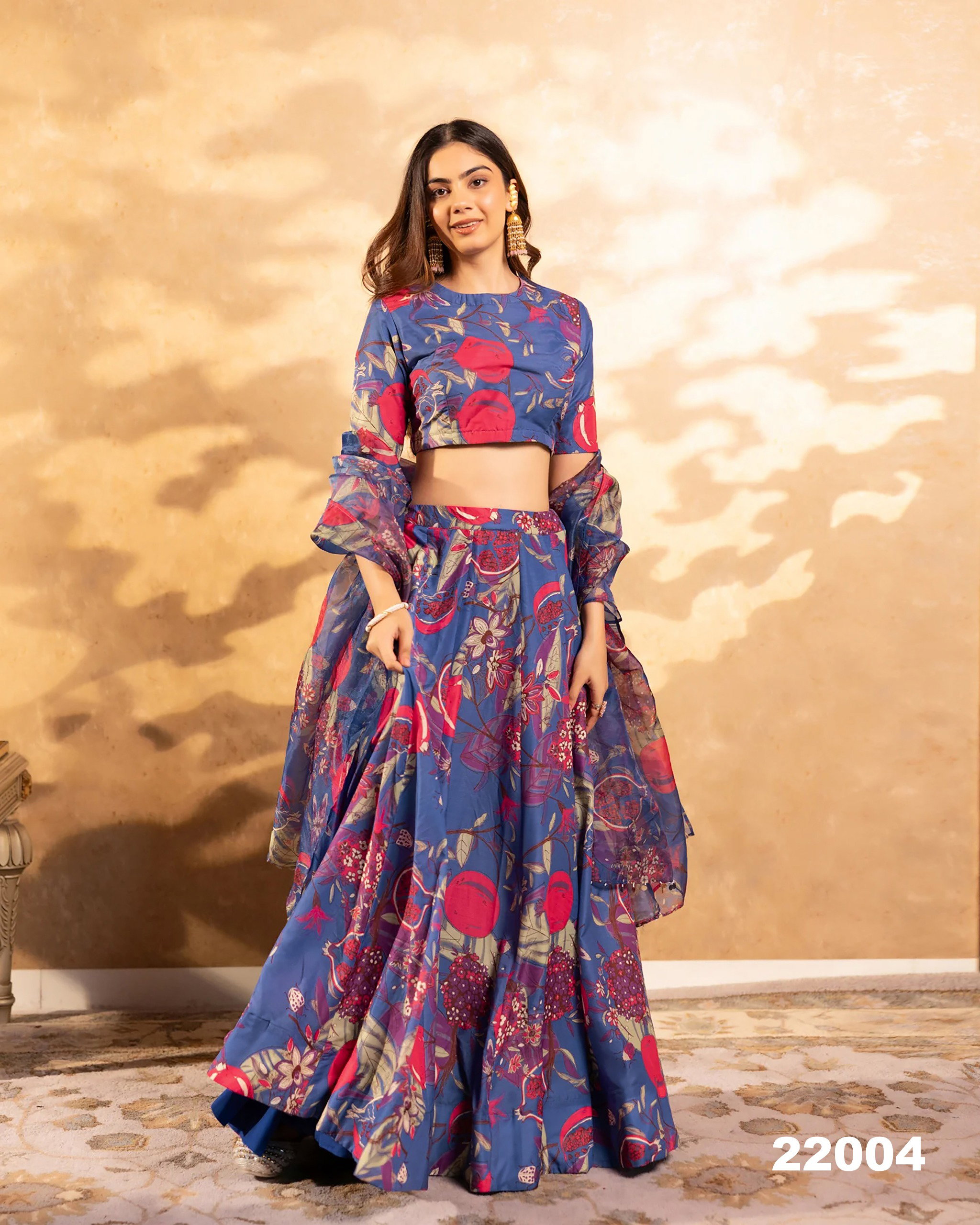Lucaya Vol 22 Airtex Chinon Digital Printed Lehenga Choli Collection