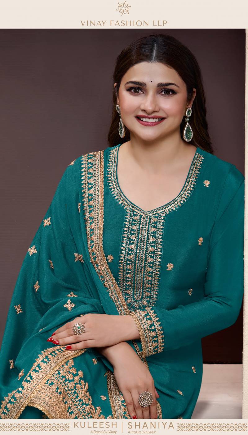 Vinay Kuleesh Shaniya Chinon Salwar Kameez Collection