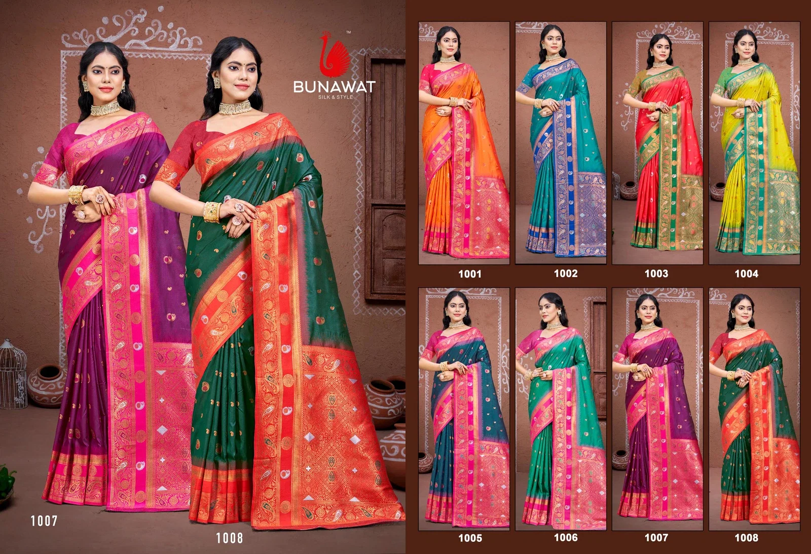 Bunawat Nirupa Silk Vol 2 Designer Wedding Wear Silk Sarees Collection