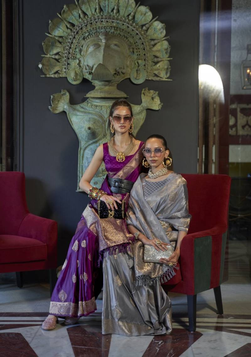 Rajtex Kelsey Silk Handloom Weaving Fancy Sarees Collection