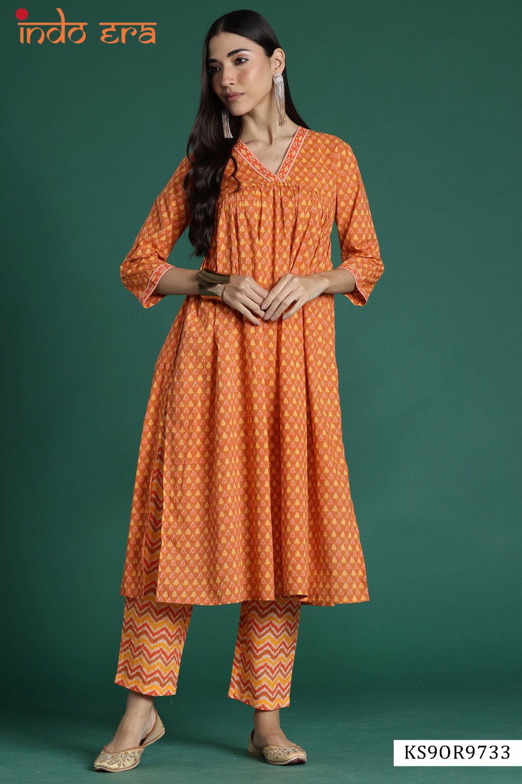 Indo Era 2536 Latest Cotton Printed Kurti With Bottom Collection