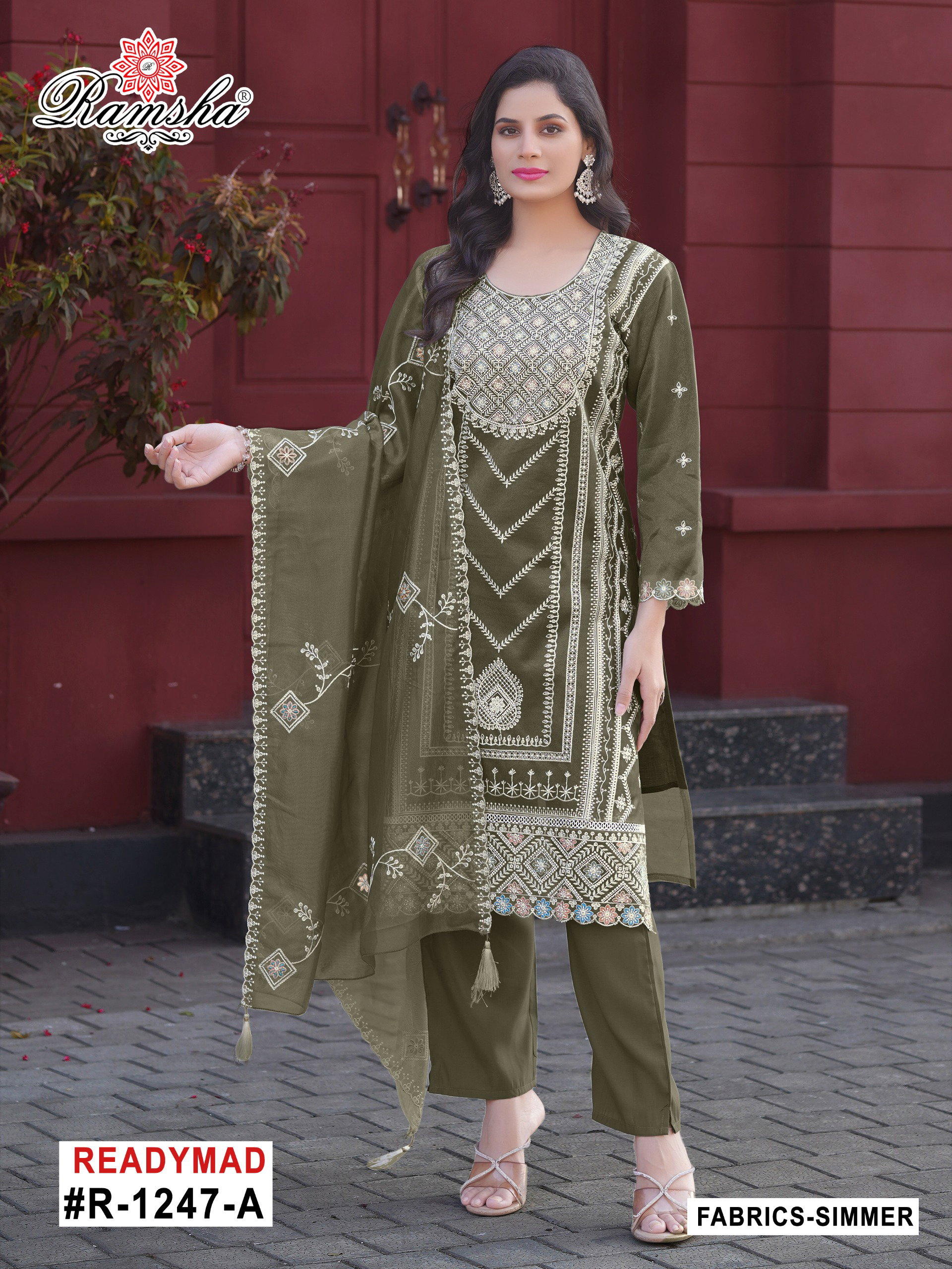 Ramsha R 1247 Nx Embroidered Ready Made Suits Collection