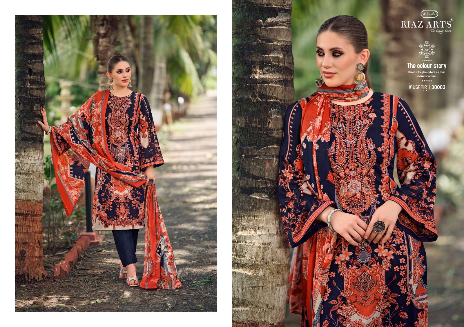 Riaz Arts Musafir Vol 19 Lawn Digital Printed Dress Material Collection