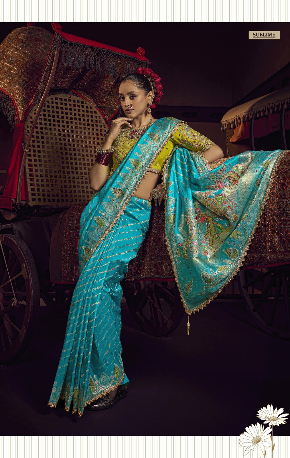 Kira Kimayra Viscose Dola With Handwork Pallu Saree Collection