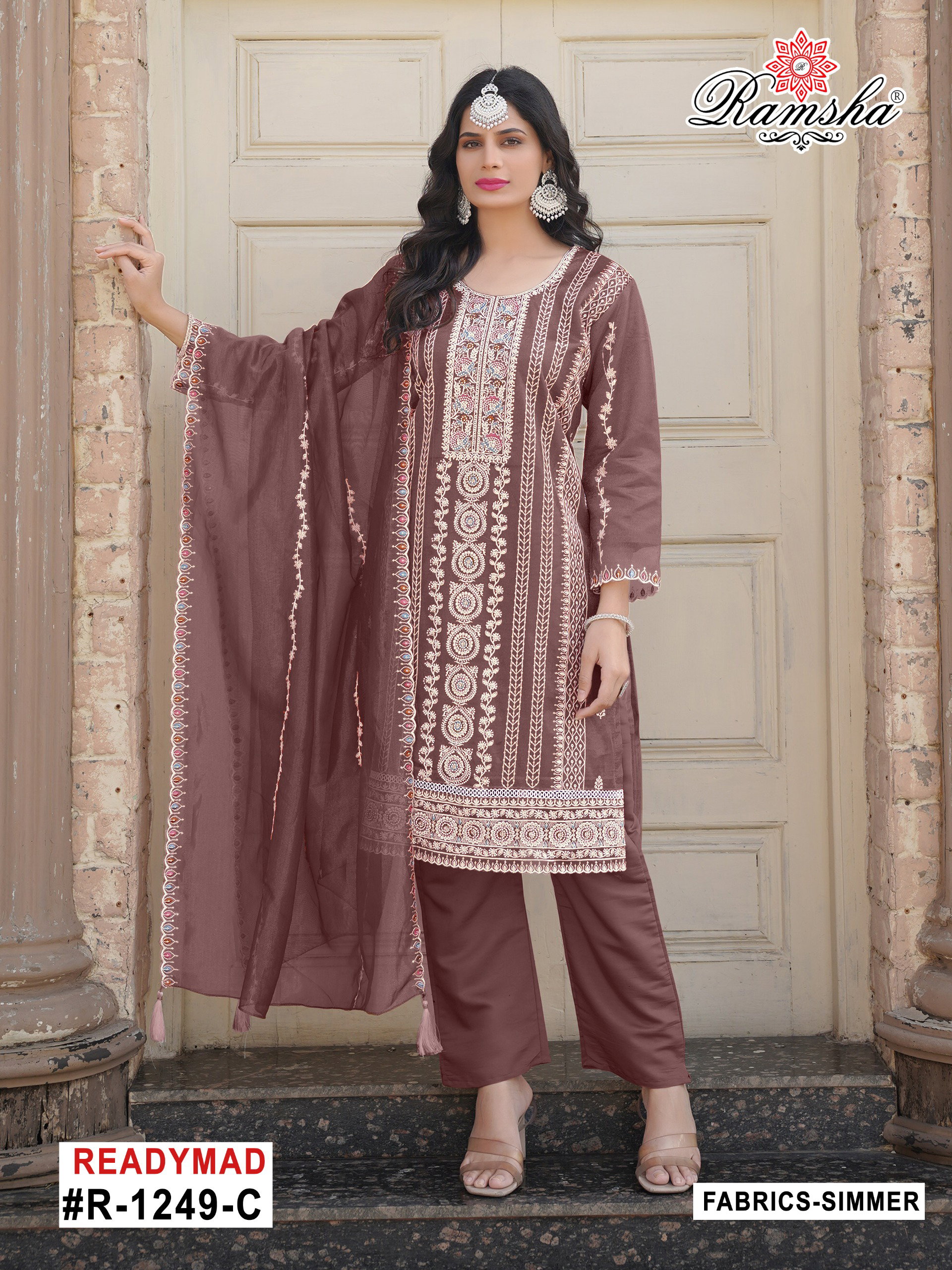 Ramsha R 1249 Nx Embroidered Ready Made Suits Collection