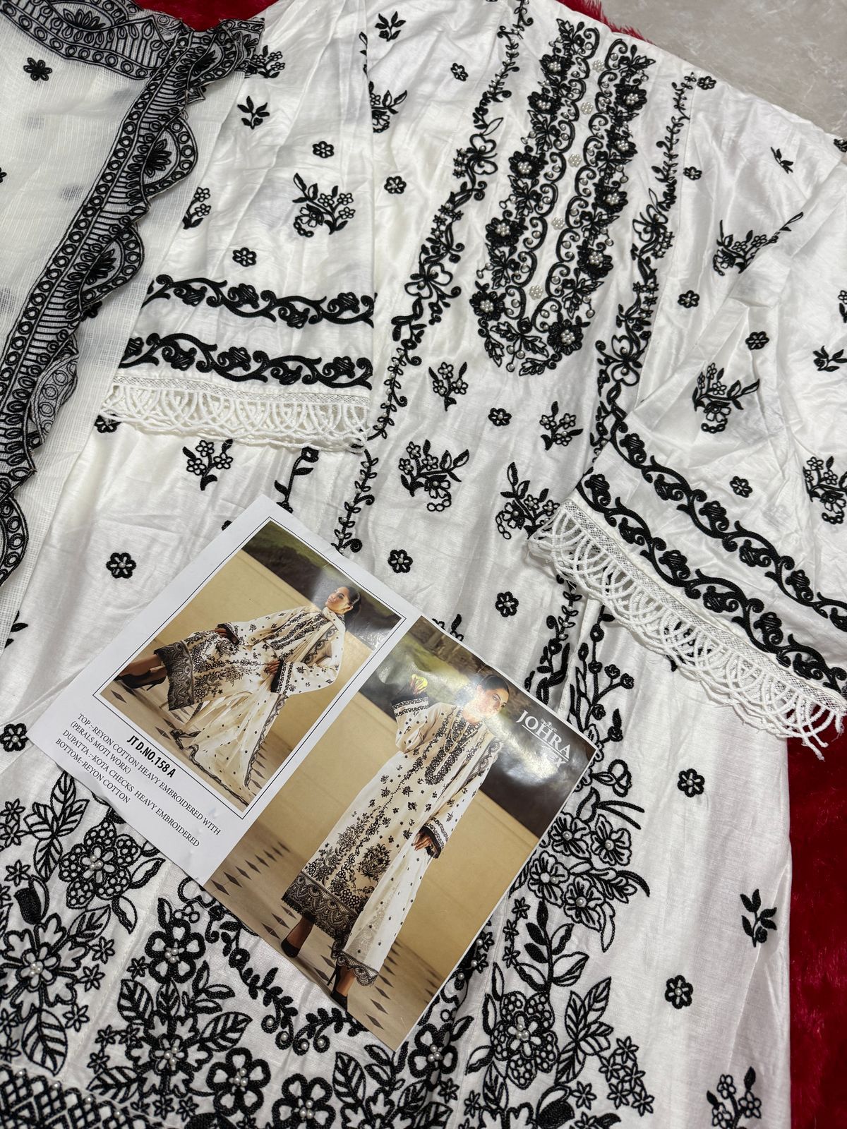 Johra Tex 158 Embroidered Pakistani Salwar Kameez