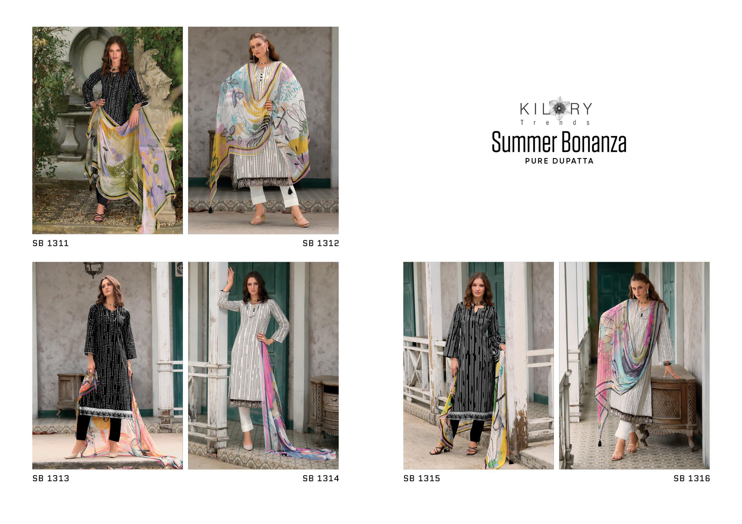 Kilory Summer Bonanza Lawn Cotton Salwar Kameez Collection