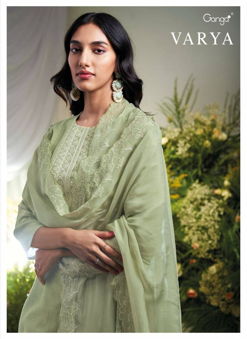 Ganga Varya Embroidered Designer Salwar Suits Collection