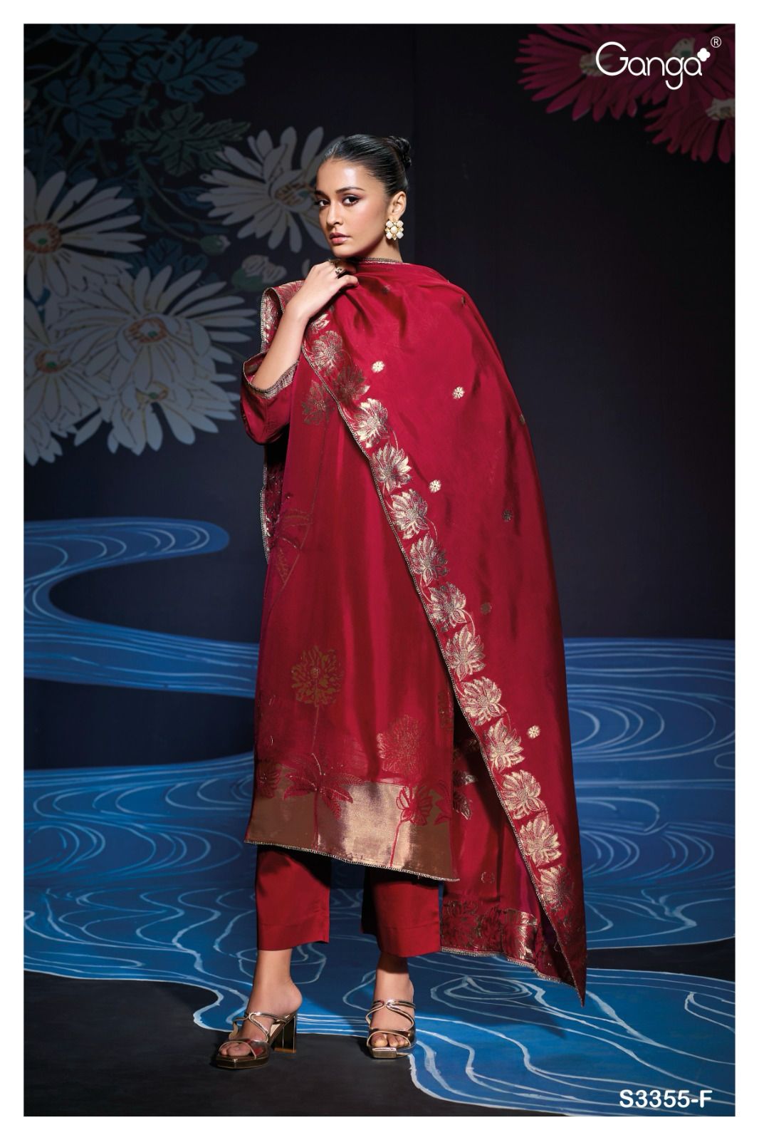 Ganga Nada Viscose Designer Salwar Suits Collection