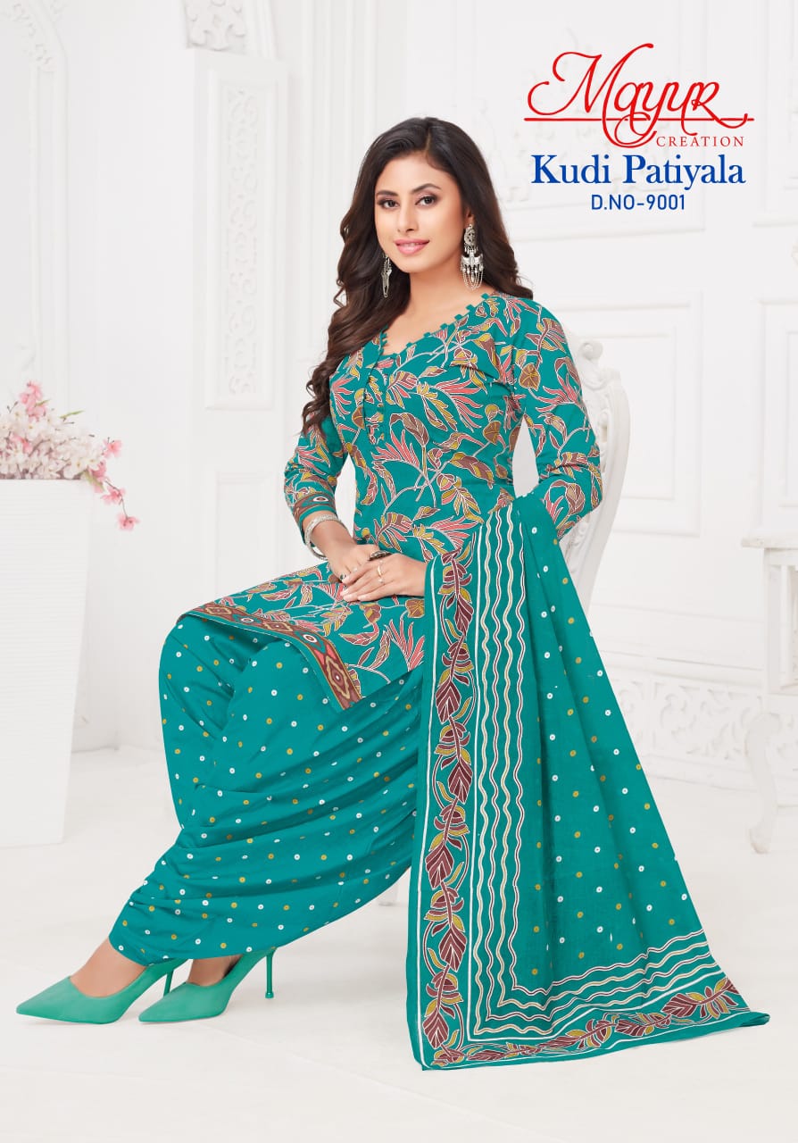 Mayur Kudi Patiyala Vol 9 Readymade Cotton Printed Dress Collection